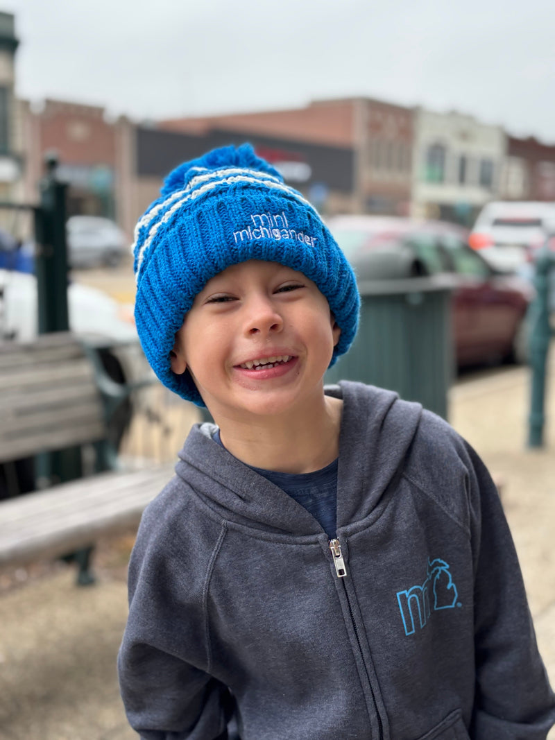 Load image into Gallery viewer, mi State of Mind beanie Mini Michigander Beanies
