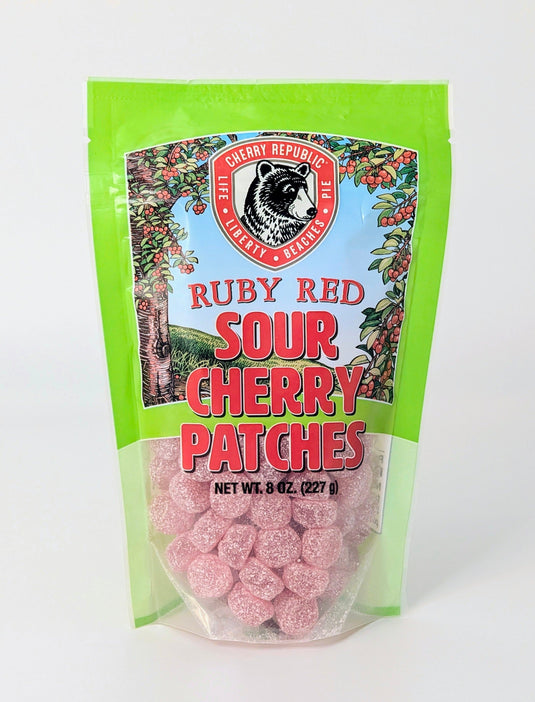 mi State of Mind cherry gummies Ruby Red Sour Patches Cherry Republic Gummies