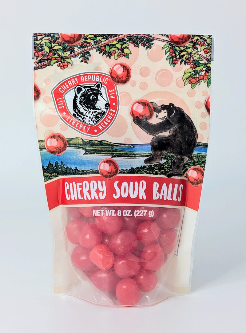 Load image into Gallery viewer, mi State of Mind cherry gummies Sour Balls Cherry Republic Gummies
