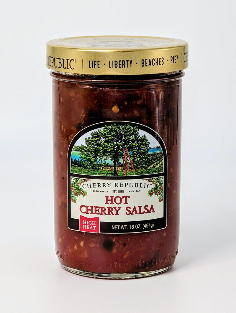 Load image into Gallery viewer, mi State of Mind cherry salsa Hot Cherry Salsa
