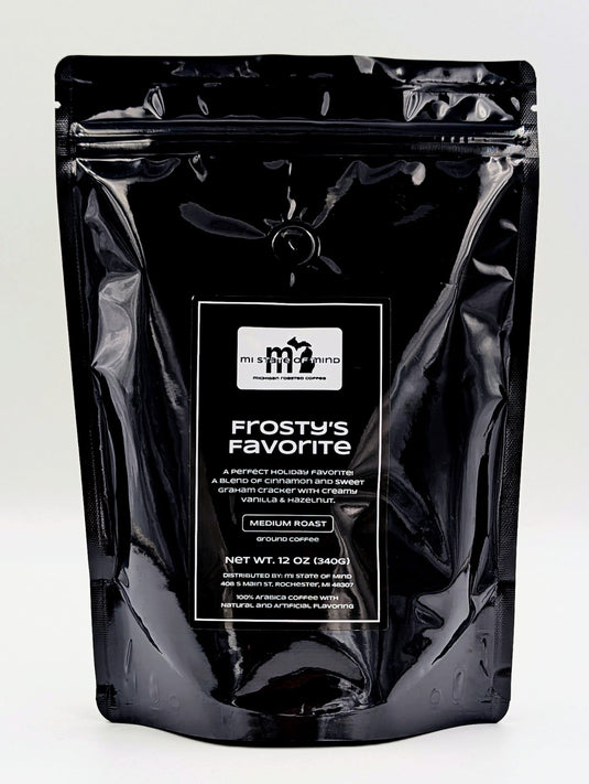 mi State of Mind coffee Frosty’s Favorite (Medium Roast) 12oz mi Ground Coffee