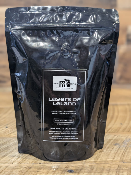 mi State of Mind coffee Layers of Leland (Medium Roast) 12oz mi Ground Coffee