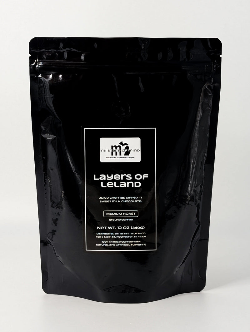 Load image into Gallery viewer, mi State of Mind coffee Layers of Leland (Medium Roast) 12oz mi Ground Coffee
