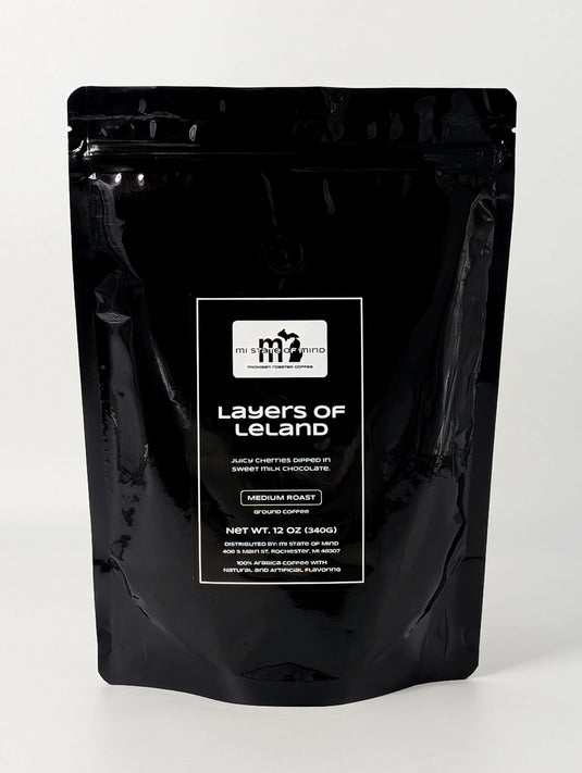 mi State of Mind coffee Layers of Leland (Medium Roast) 12oz mi Ground Coffee