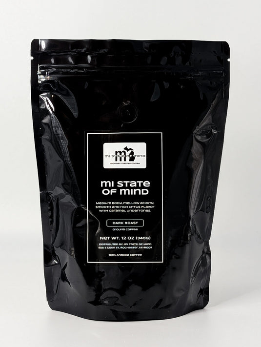 mi State of Mind coffee mi State of Mind (Dark Roast) 12oz mi Ground Coffee