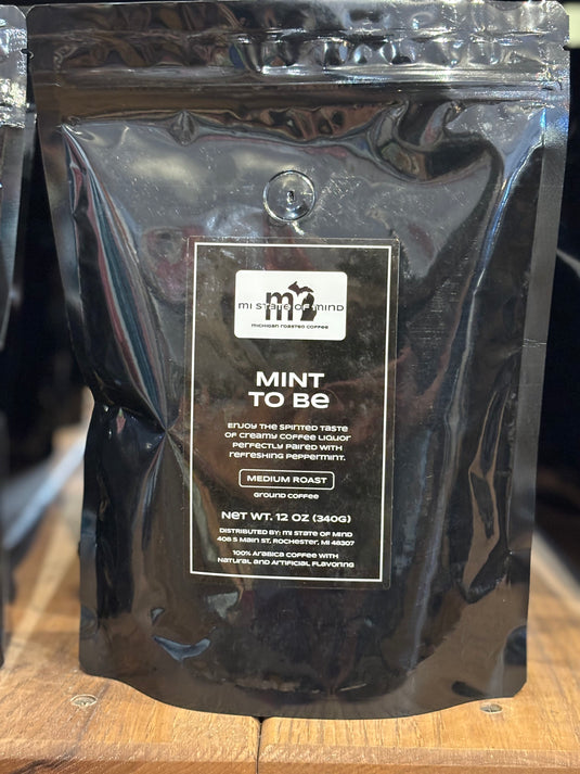 mi State of Mind coffee Mint to Be (Medium Roast) 12oz mi Ground Coffee