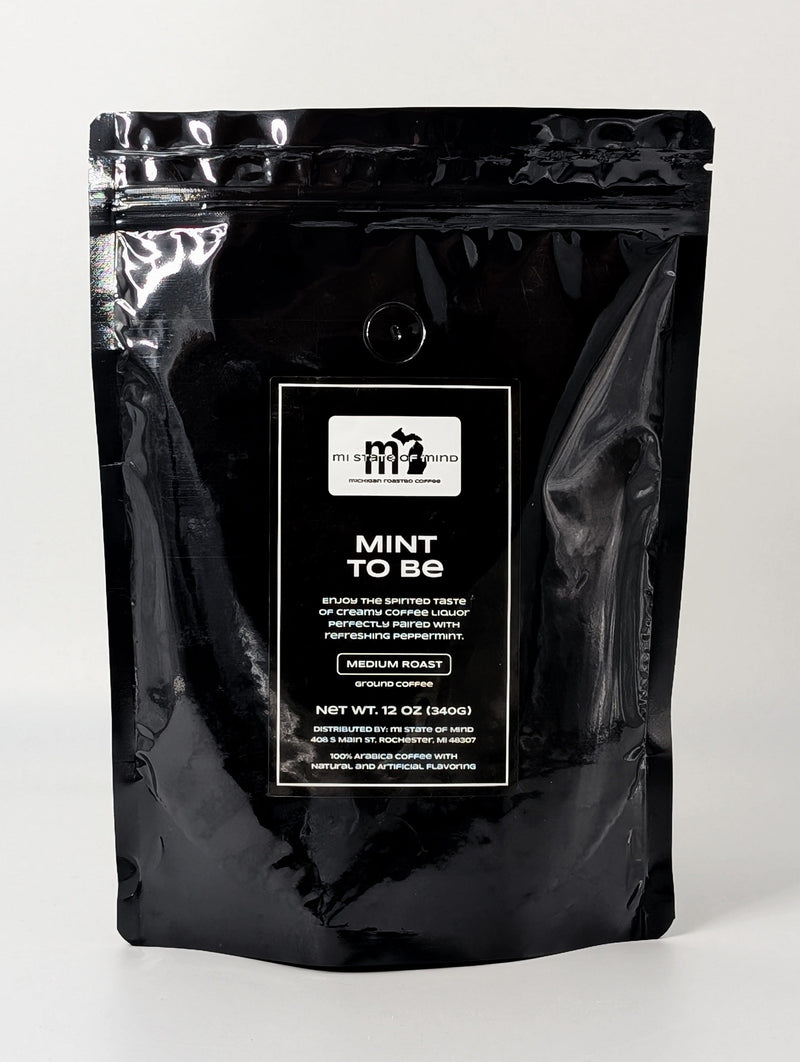 Load image into Gallery viewer, mi State of Mind coffee Mint to Be (Medium Roast) 12oz mi Ground Coffee
