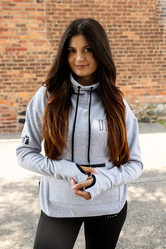mi State of Mind cowl neck hoodie mi Cowl Neck Pullover