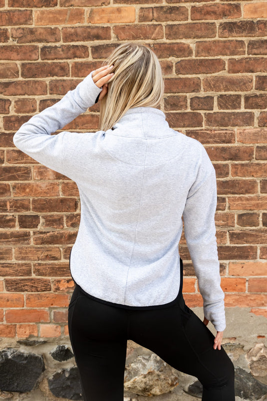 mi State of Mind cowl neck hoodie mi Cowl Neck Pullover