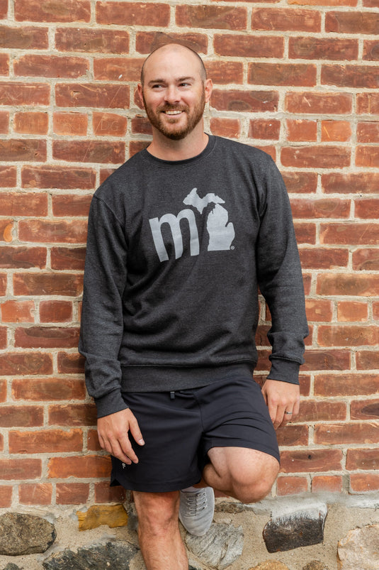 mi State of Mind crewneck sweatshirt Charcoal / S mi Downtown Crew