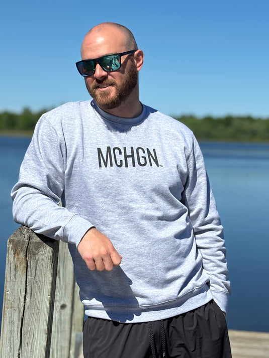 mi State of Mind crewneck sweatshirt L MCHGN Crew