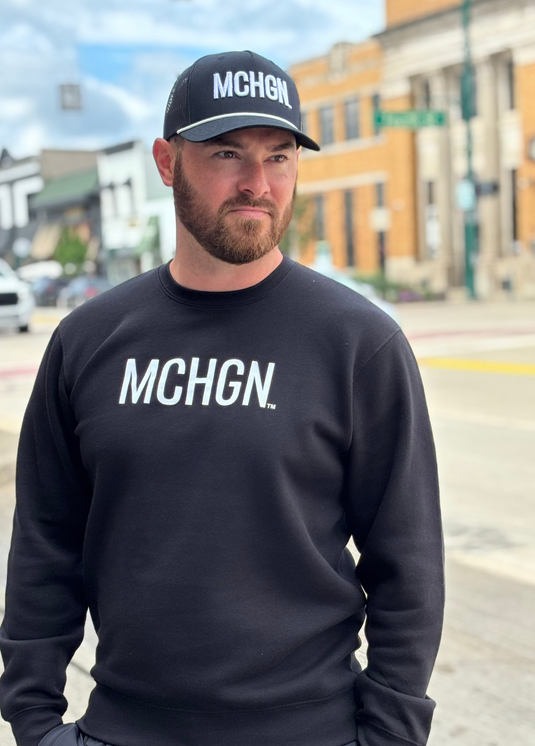 mi State of Mind crewneck sweatshirt MCHGN Crew - MDNGHT