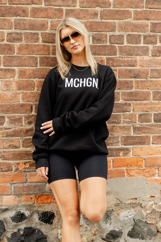 mi State of Mind crewneck sweatshirt MCHGN Crew - MDNGHT