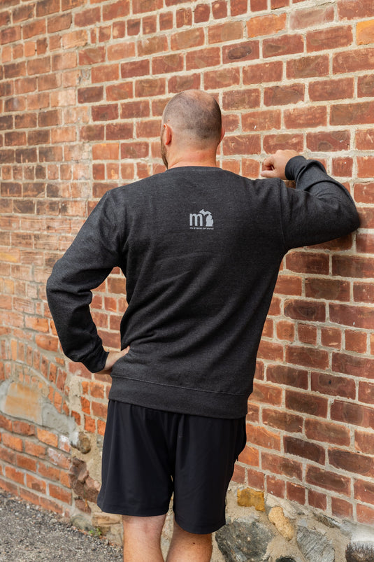 mi State of Mind crewneck sweatshirt mi Downtown Crew