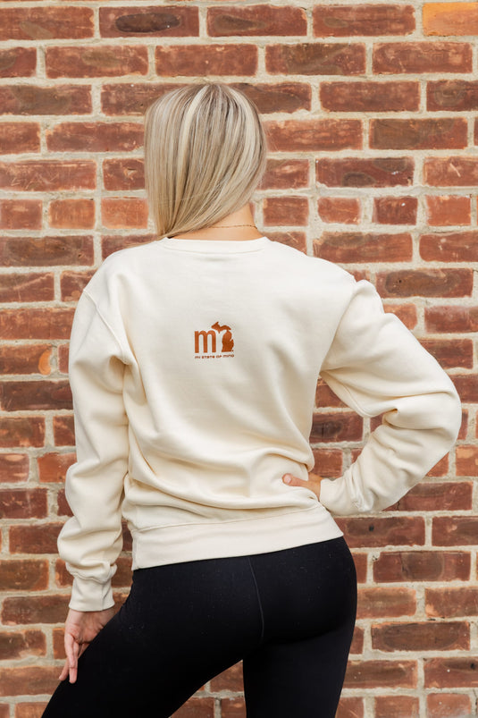 mi State of Mind crewneck sweatshirt mi Downtown Crew