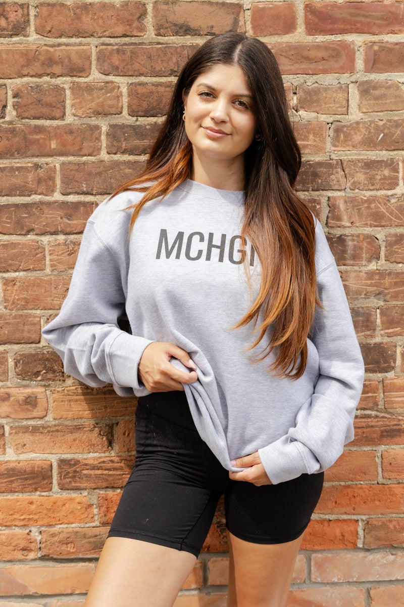 Load image into Gallery viewer, mi State of Mind crewneck sweatshirt S MCHGN Crew
