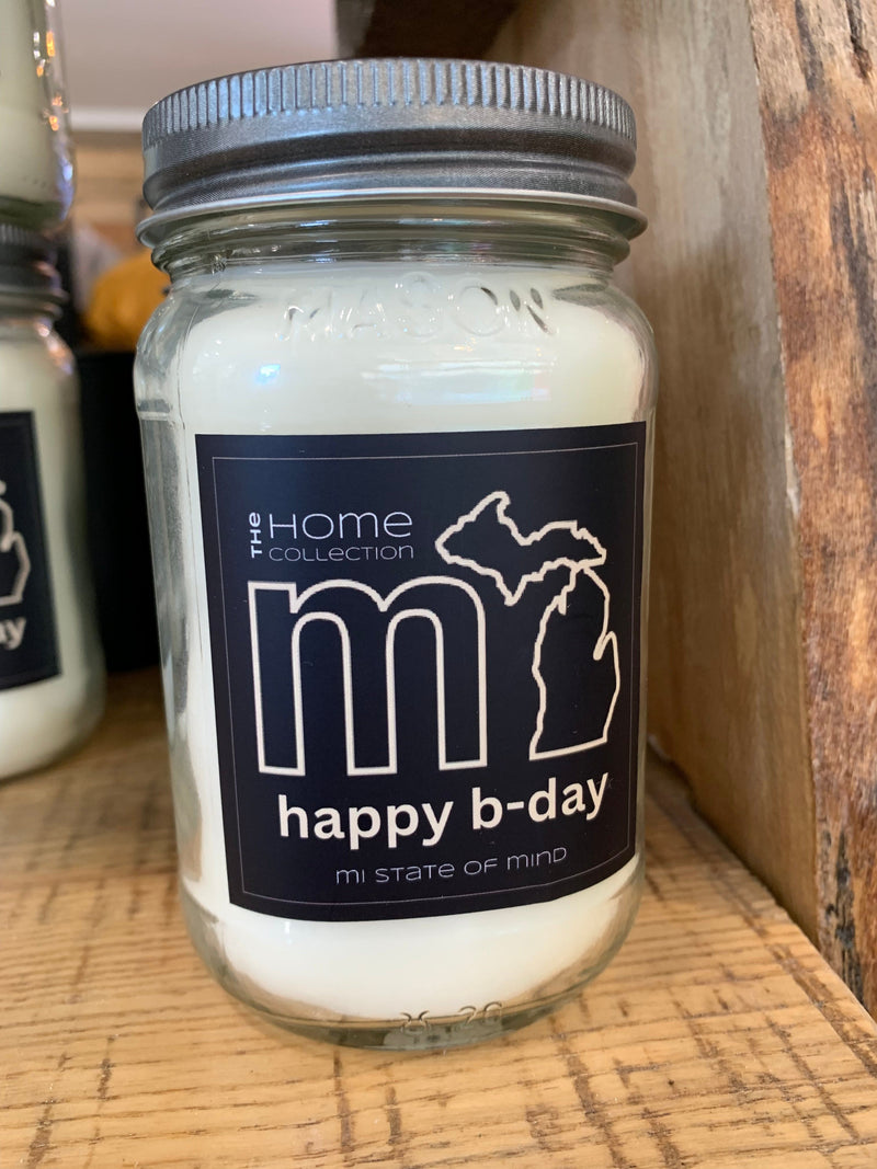 Load image into Gallery viewer, mi State of Mind mi Mason Jar “Home” Candles
