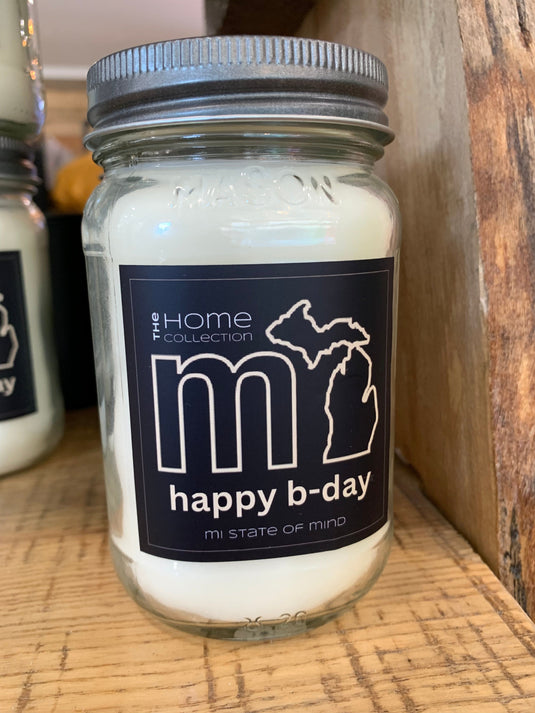mi State of Mind mi Mason Jar “Home” Candles