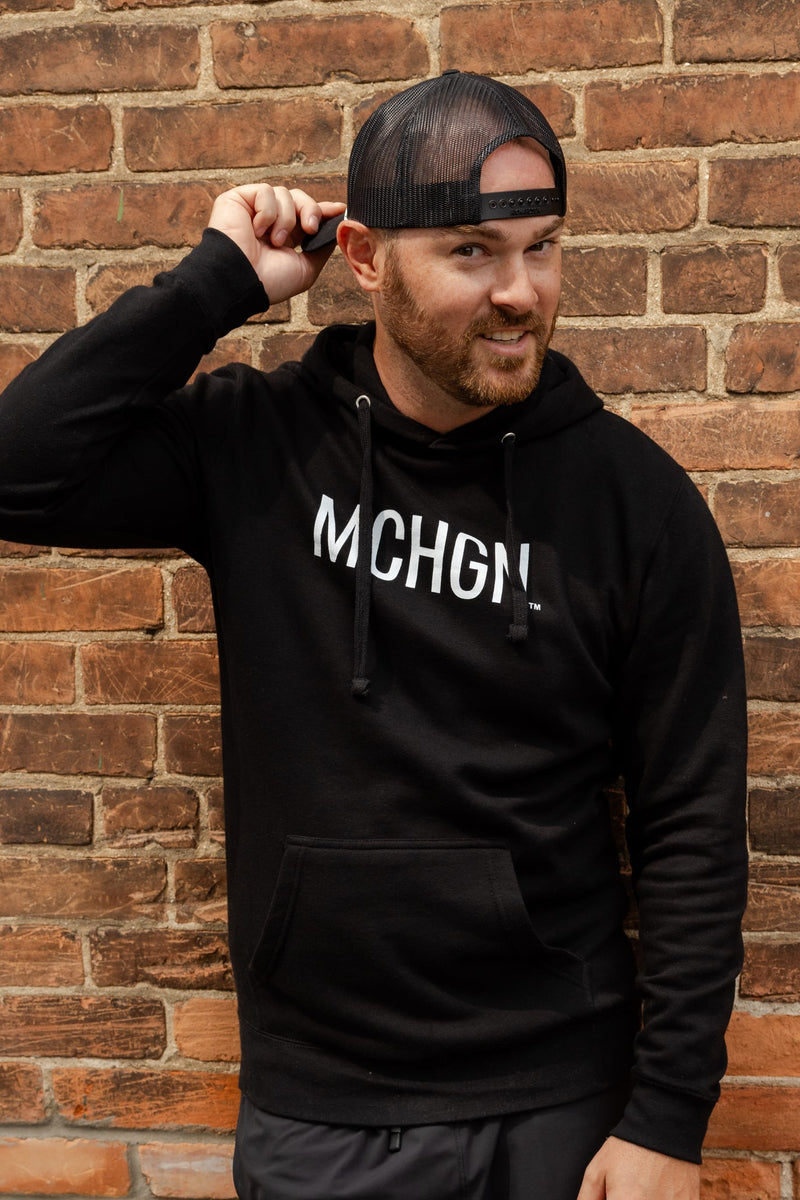 Load image into Gallery viewer, mi State of Mind hooded sweatshirt L MCHGN Hoodie - MDNGHT
