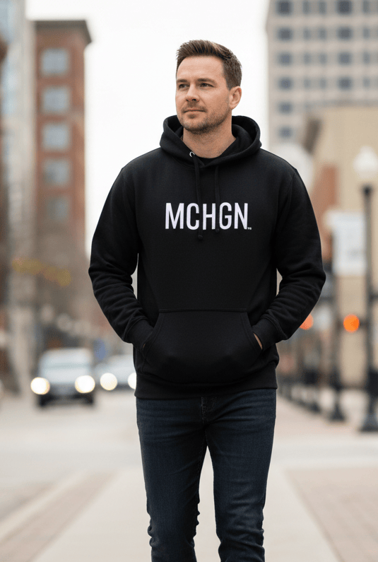 mi State of Mind hooded sweatshirt MCHGN Hoodie - MDNGHT