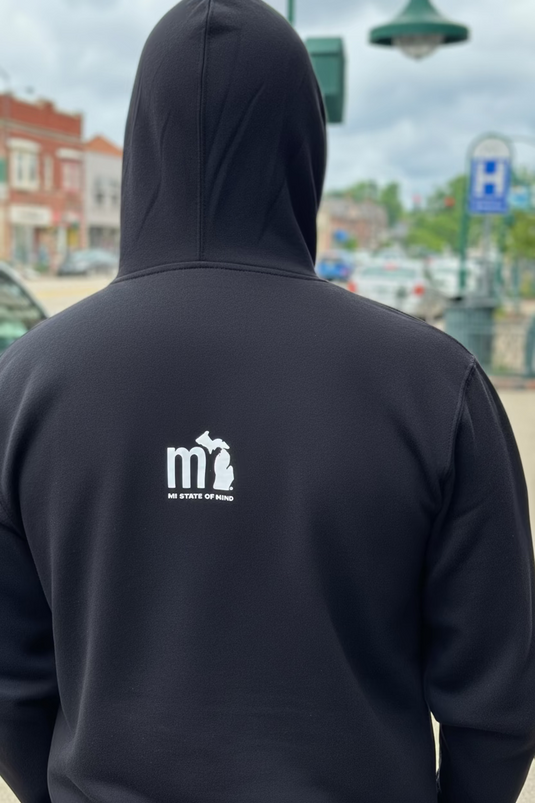 mi State of Mind hooded sweatshirt MCHGN Hoodie - MDNGHT
