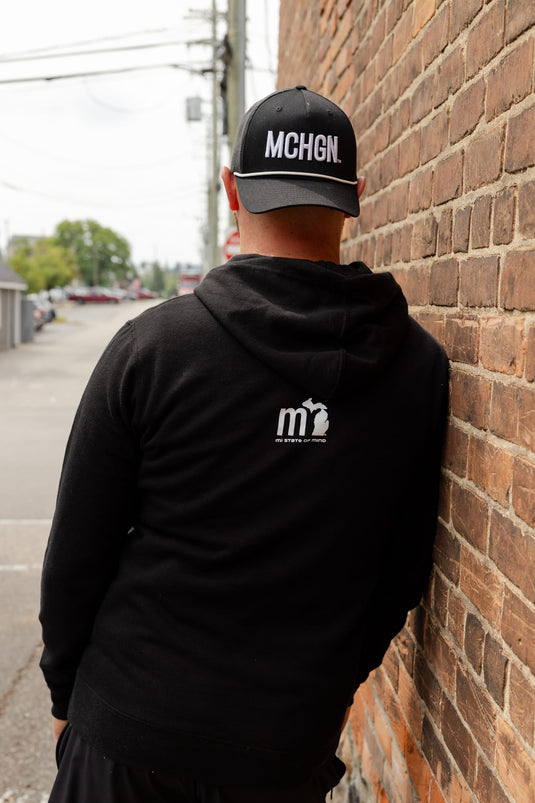 mi State of Mind hooded sweatshirt MCHGN Hoodie - MDNGHT