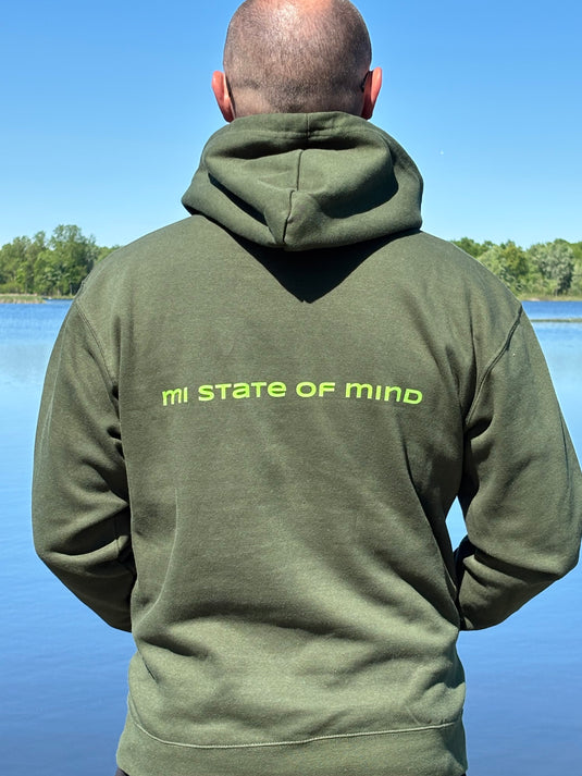 mi State of Mind hooded sweatshirt mi Downtown Hoodie