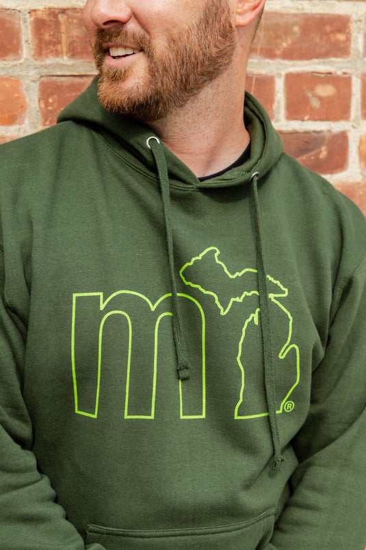 mi State of Mind hooded sweatshirt mi Downtown Hoodie