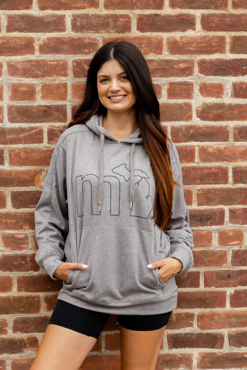 Load image into Gallery viewer, mi State of Mind Hoodie Heather Grey / S mi Elevation Hoodie
