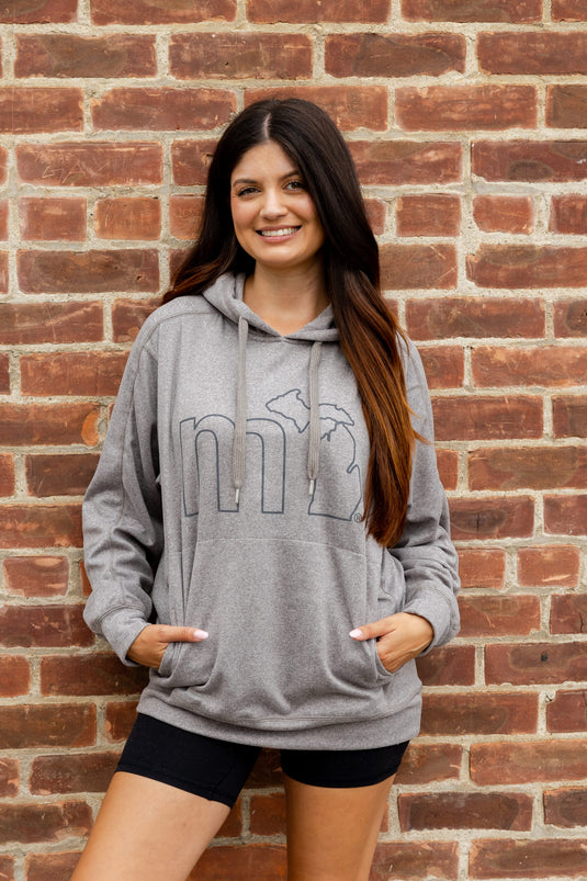 mi State of Mind Hoodie Heather Grey / S mi Elevation Hoodie