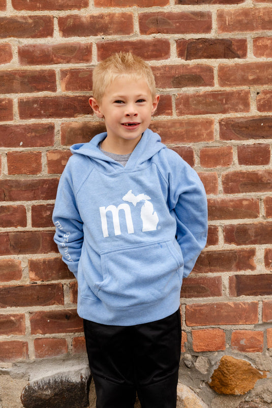mi State of Mind Kids Hoodie Light Blue / XS mi Kids Hoodie