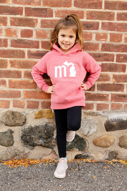mi State of Mind Kids Hoodie Pomegranate / XS mi Kids Hoodie