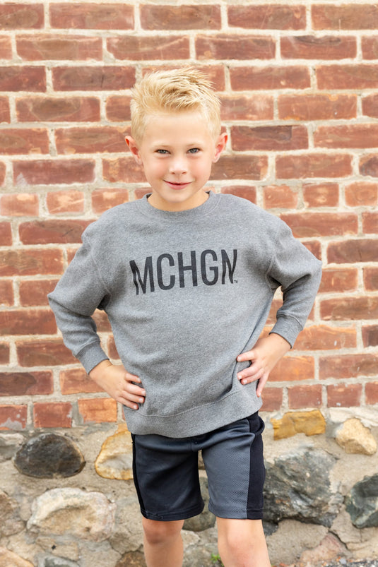 mi State of Mind kids sweatshirt MCHGN - Kids Crew