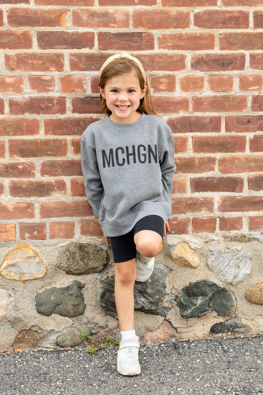 mi State of Mind kids sweatshirt MCHGN - Toddler Crew