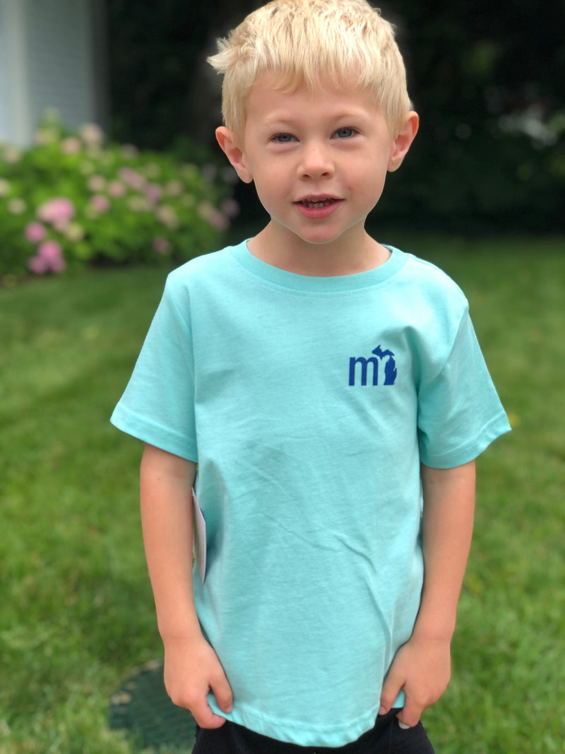 Load image into Gallery viewer, mi State of Mind Kids T Toddler Mini Michigander T-shirt
