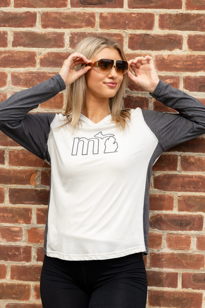 Load image into Gallery viewer, mi State of Mind Light Hoodie mi Womens Gameday Hoodie
