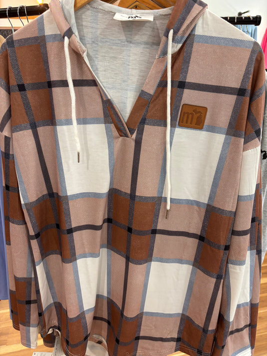 mi State of Mind lightweight hoodie mi Women’s Soft-flex V-neck Hoodie