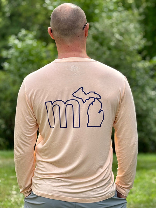 mi State of Mind long sleeve shirt Peach / Small mi Bamboo Long Sleeves