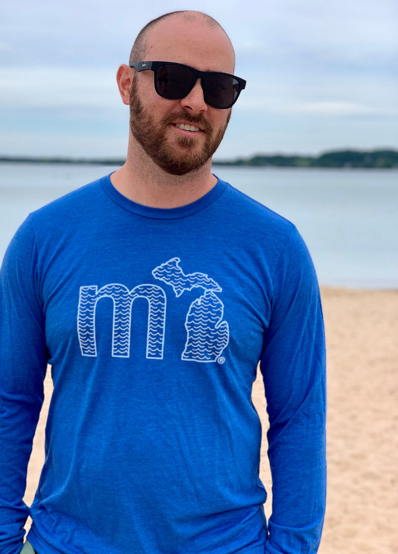 Load image into Gallery viewer, mi State of Mind Long Sleeve T mi Water View Long Sleeve
