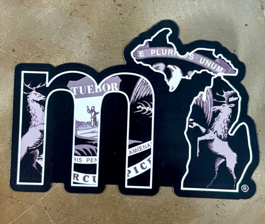 mi State of Mind magnet mi State of Mind Magnet