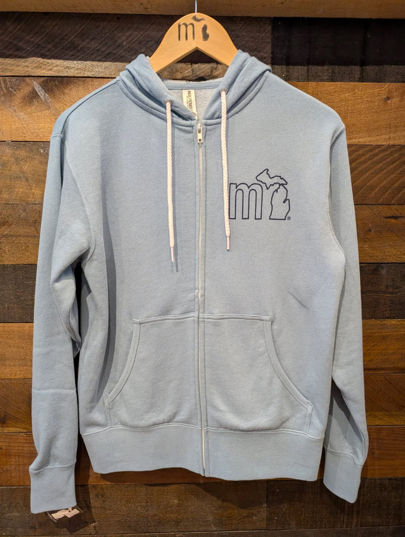 Load image into Gallery viewer, mi State of Mind mi Midweight Zip Up
