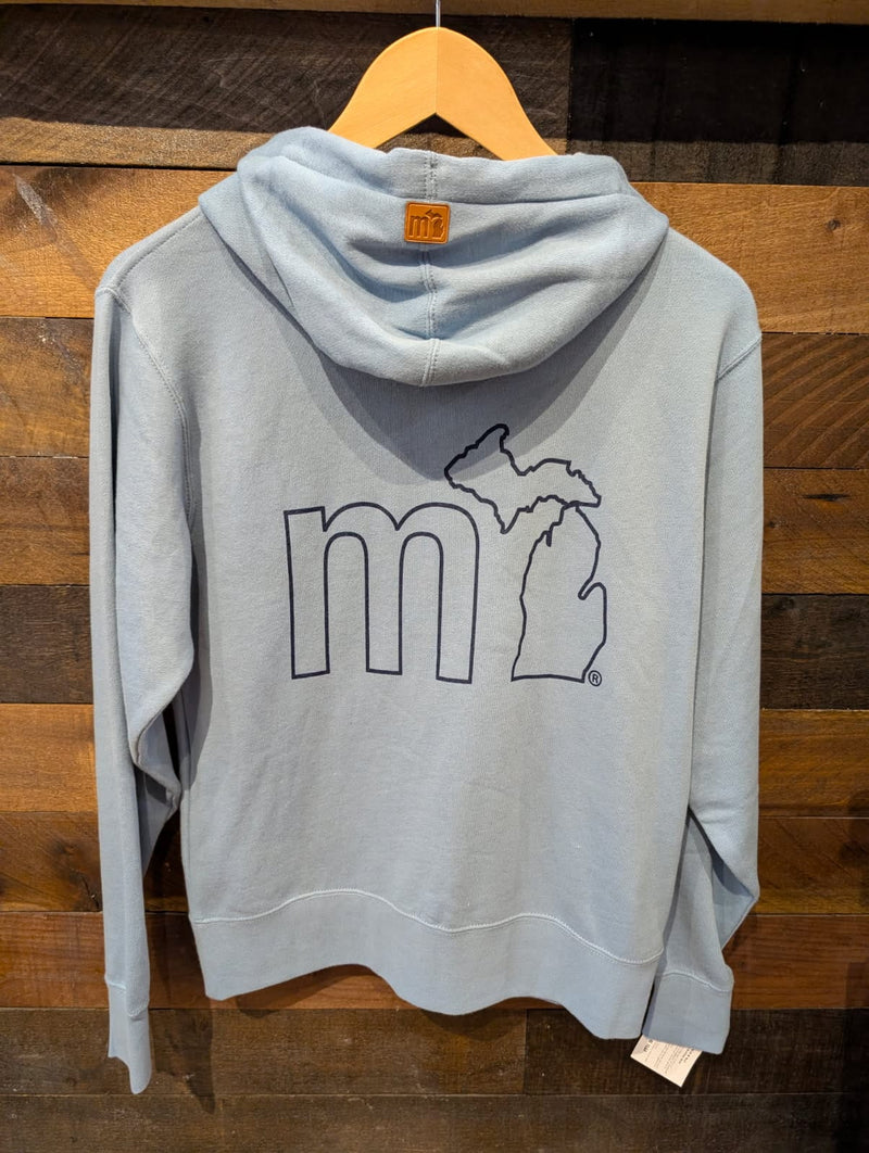 Load image into Gallery viewer, mi State of Mind mi Midweight Zip Up
