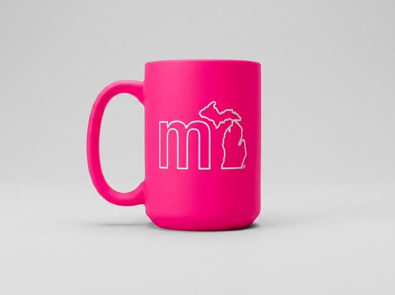 Load image into Gallery viewer, mi State of Mind Mug Electric Pink mi Megawatt Mug - 15 oz.
