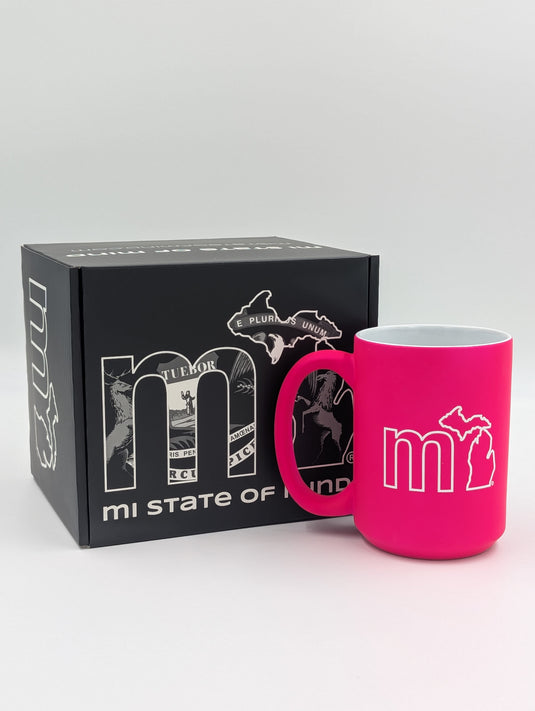 mi State of Mind Mug Electric Pink mi Megawatt Mug - 15 oz.