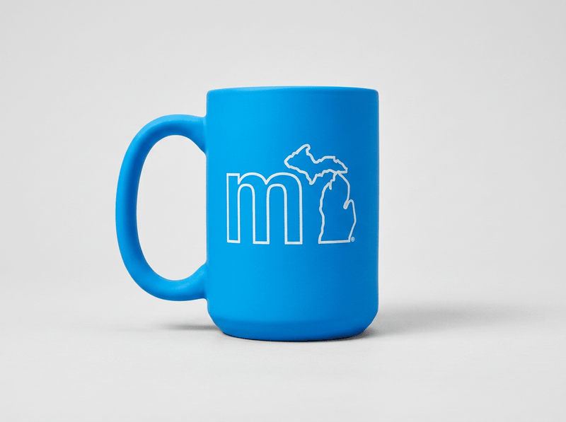 Load image into Gallery viewer, mi State of Mind Mug Voltage Blue mi Megawatt Mug - 15 oz.
