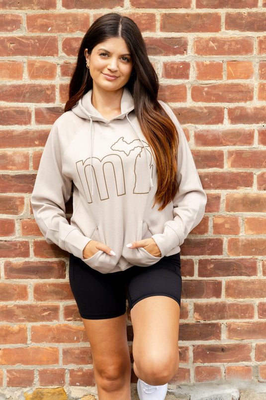 mi State of Mind Oatmeal / S mi Summit Hoodie