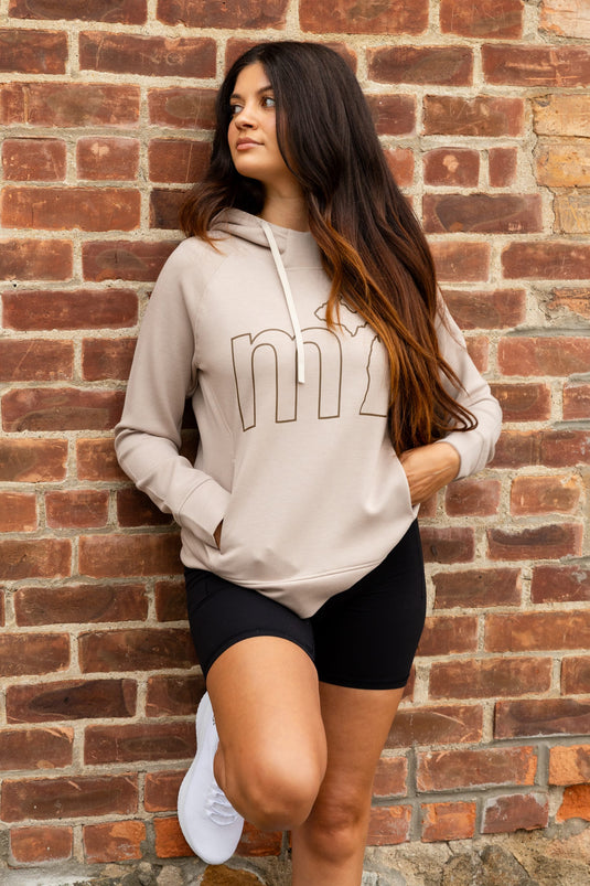 mi State of Mind Oatmeal / S mi Women’s Summit Hoodie