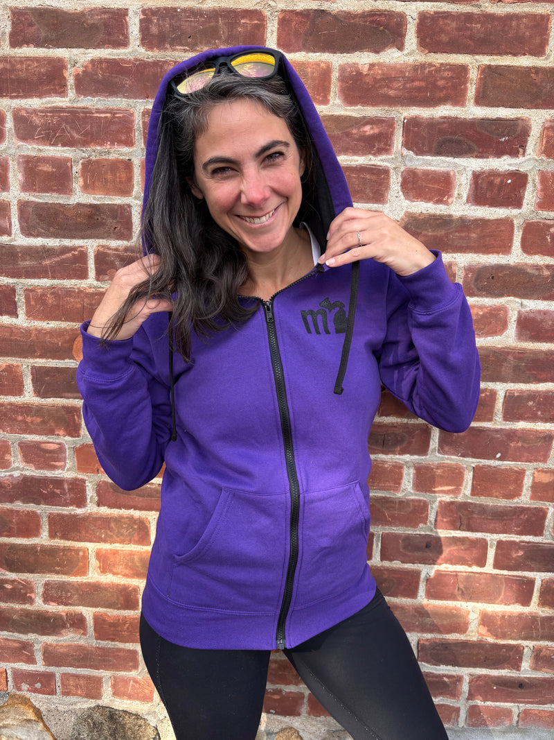 Load image into Gallery viewer, mi State of Mind Purple / XS mi Comfort Zip
