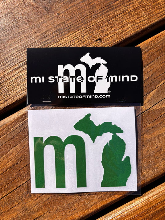 mi State of Mind Sticker Evergreen THE “mi” Sticker