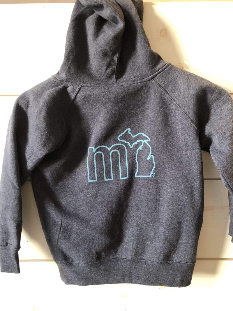 Load image into Gallery viewer, mi State of Mind Midnight Blue / M mi Kids Zip Up Hoodie (2 colors)
